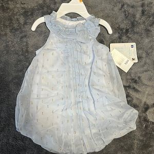 New baby blue girls bodysuit